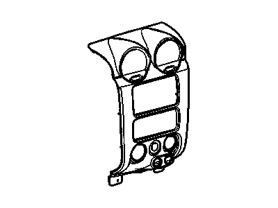 GM 15124584 PLATE, Instrument Panel