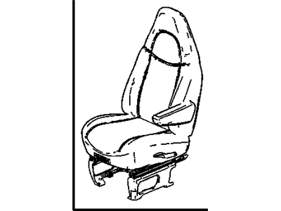 GM 15137688 Seat Assembly, Pass *Pewter I