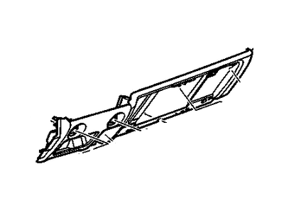 GM 15807843 Panel Assembly, Instrument Panel Lower Trim *Shale