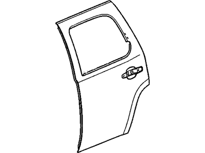 GM 20840665 Panel Assembly, Rear Side Door Outer