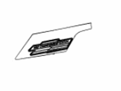 GM 84446127 Decal, Rear End Spoiler