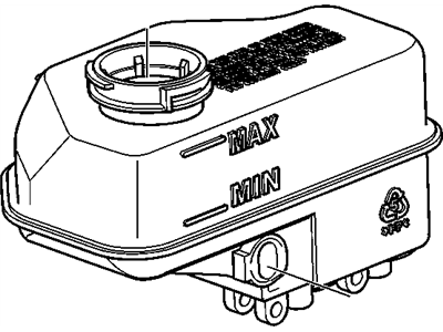 GM 23496820 Reservoir Kit, Brake Master Cylinder