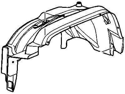 Hummer Fender Splash Shield - 25931997
