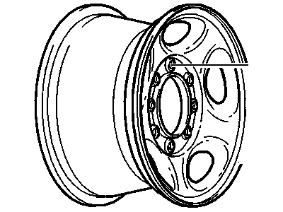 Chevrolet Express Spare Wheel - 9595398