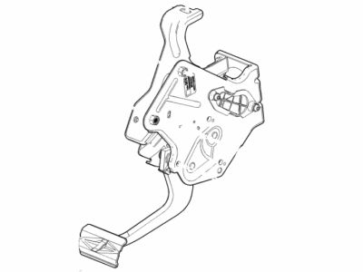 Buick Enclave Brake Pedal - 84517825