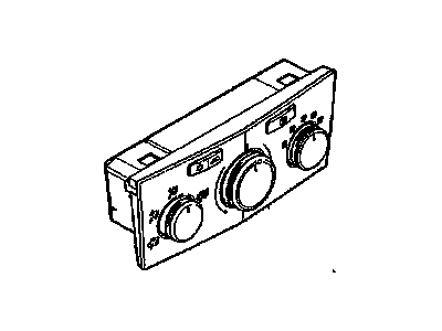 GM 13308174 Heater & Air Conditioner Control Assembly