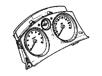 GM 13309075 Instrument CLUSTER