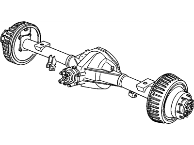 GM 15048501 AXLE, Rear Axle