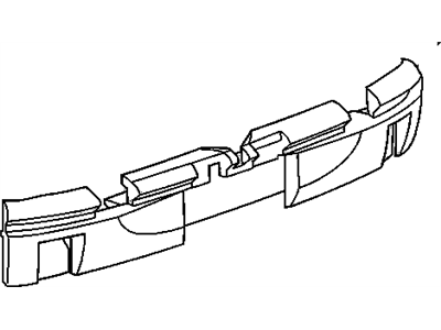 GM 9131964 Absorber,Rear End Fascia Energy