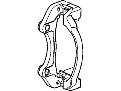 2012 Cadillac CTS Brake Caliper Bracket - 15851354