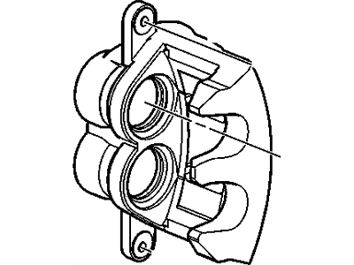 2009 Cadillac STS Brake Calipers - 15853359