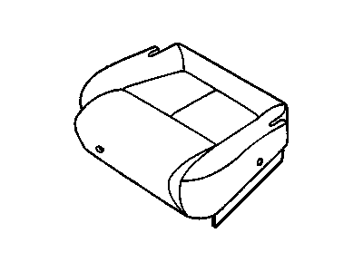 GM 12493520 COVER, Front Seat Cushion