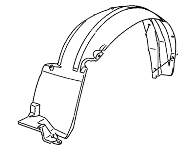 GM 30013637 Panel,Front Wheelhouse