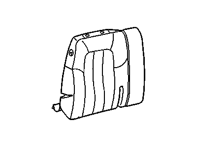 GM 89041948 COVER, Rear Seat Back