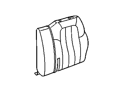 GM 88895035 COVER, Rear Seat Back