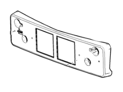 GM 22990447 Bracket,Front License Plate