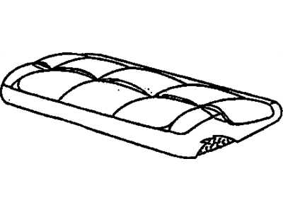 GM 16789794 COVER, Rear Seat Cushion