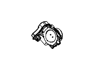 GM 12565553 Fuel Injection Air Meter Body