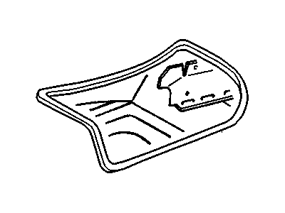 GM 25634734 Weatherstrip Assembly, Rear Compartment Lid
