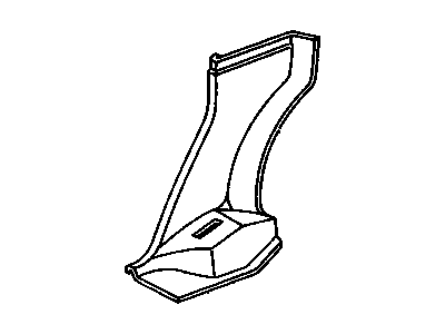 GM 10107191 Panel, Body Lock Pillar Trim Finish *Sapphire