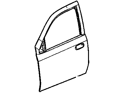 GM 15079576 Panel, Front Side Door Outer *Marked Print