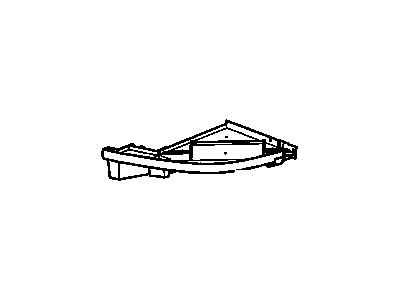 GM 10376178 Filler,Front Bumper Outer Front