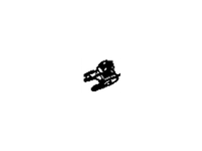 15924034 GM Handle Assembly, Instrument Panel Compartment Door Latch Release *Light Ttnum Illustration 1 of 1