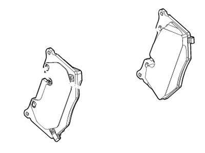 2020 Chevrolet Corvette Brake Pad - 84777509