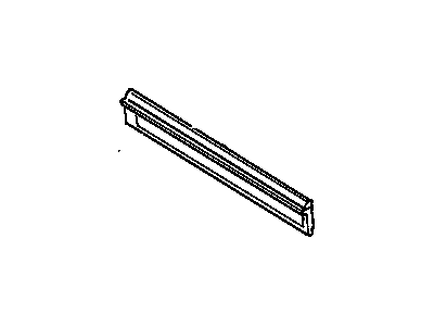 GM 12537865 Molding Assembly,Front Side Door Center, Left *Paint To Match