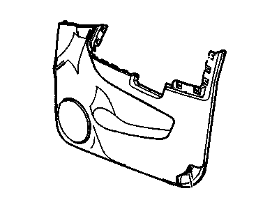 GM 20946914 Trim,Front Side Door