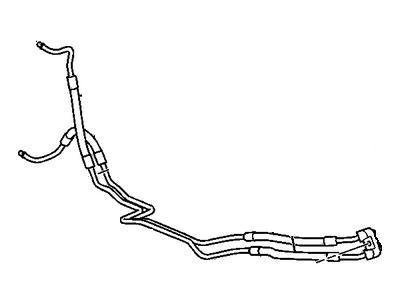 GM 25864166 Transmission Fluid Cooler Pipe Assembly