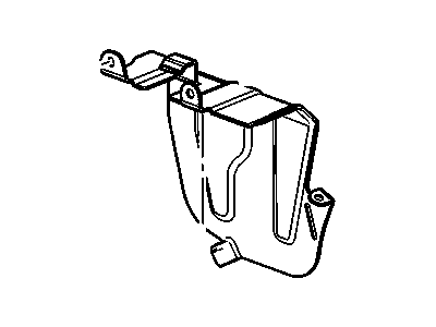 GM 92228243 Shield Assembly, Brake & Fuel Pipe