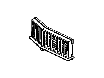 GM 10011598 Grille,Radiator Upper