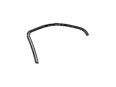 GM 20864021 Weatherstrip Assembly, Rear Side Door Window Inner