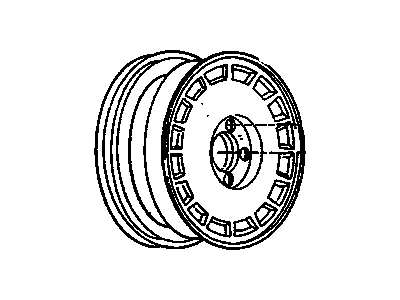 1989 Cadillac Seville Spare Wheel - 3634786