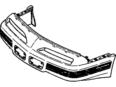 1992 Pontiac Grand Prix Bumper - 10183535