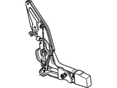 GM 20632684 Lk Assembly, Passenger Seat Back Reclining Electric *Black