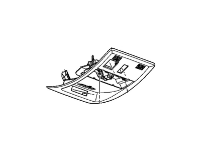 GM 25848259 Console Assembly, Roof *Cashmere E