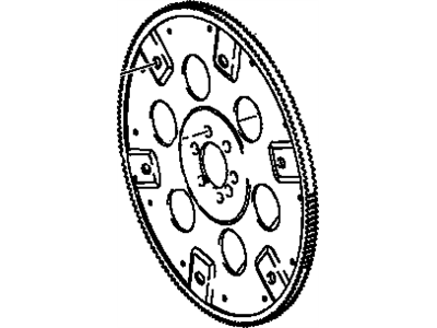 GM 12556799 Engine Crankshaft FLYWHEEL