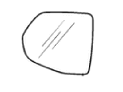 GM 23144510 Mirror, Outside Rear View (Reflector Glass & Backing Plate)