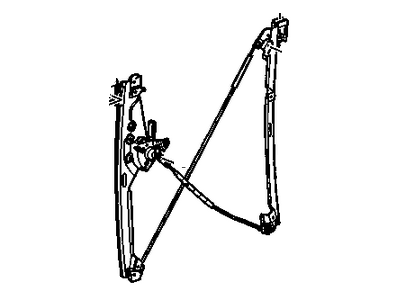 GM 15871125 Front Side Door Window Regulator Assembly