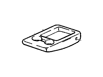 GM 12385455 Armrest Asm,Rear Seat Armrest Multifunction Compartment