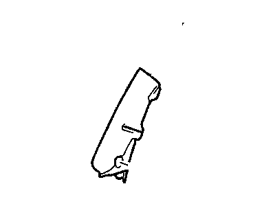 GM 10369091 Molding Assembly, Windshield Side Garnish *Ebony