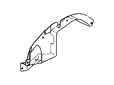 2006 Saturn Vue Fender Splash Shield - 22678676