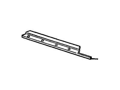 GM 10134687 Plate, Front Side Door Sill Trim *Black