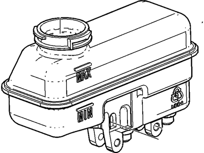 GM 25933427 Reservoir Kit,Brake Master Cylinder