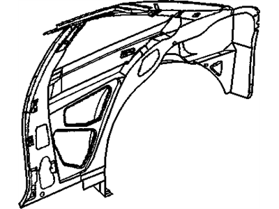 GM 12365666 Panel Kit,Quarter Inner & Rear Wheelhouse