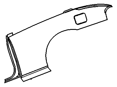 GM 22638037 Panel Assembly, Quarter Outer (Service Assembly)