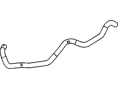 GM 19130548 Hose,Radiator Surge Tank Outlet (Surge Tank To Tee Fitting)