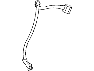 1992 Chevrolet Prizm Seat Belt - 94850605